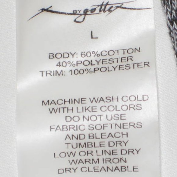 Jogger Pants L by Gottex French Terry Heather Gray Cuff Large Like New Condition - Picture 10 of 10